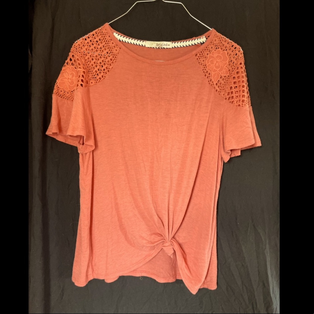 Orange Tie Tee